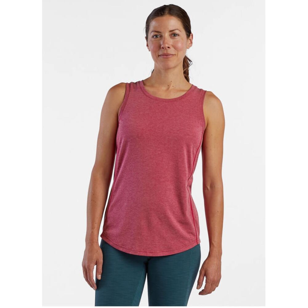 TITLE NINE NWT Vibe Active Tank Top in Pink Peony Heather // S